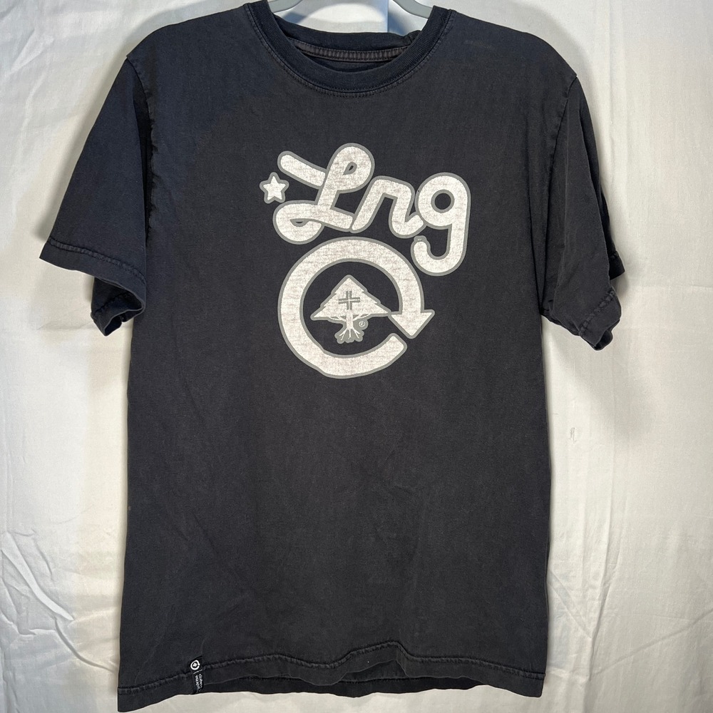 LRG Clothing‎ Equipment Mens L/G Black Short Sleeve Graphic T Shirt
